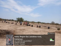Activité de trouaison sur le site de Amahairi à Petté - 230625