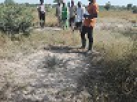 Kaélé - Préparation des équipes pour entretien des plantations pendant la sècheresse